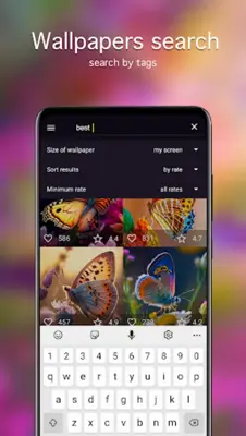 Butterfly Wallpapers 4K android App screenshot 3